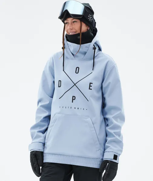 Snowboardjacken<Dope Snow Yeti W LightBlue2X-Up