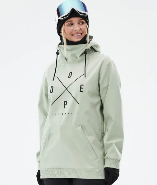 Snowboardjacken<Dope Snow Yeti W SoftGreen2X-Up