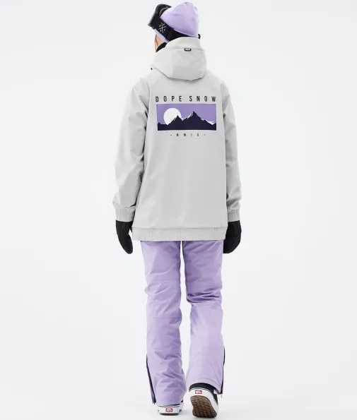 yeti_w_2-7.webp Snowboardjacken<Dope Snow Yeti W LightGreySilhouette
