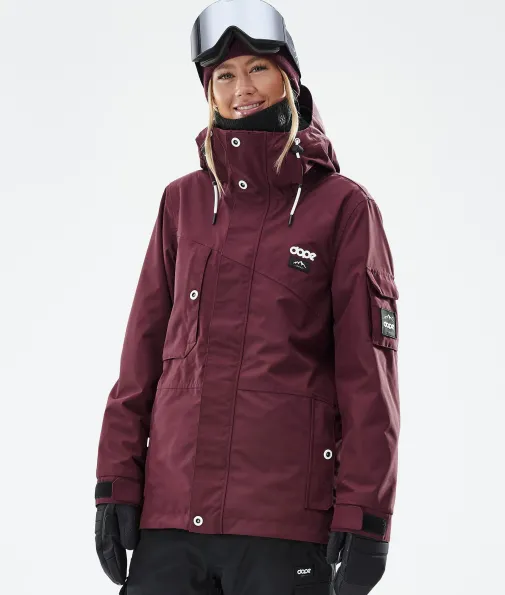 Snowboardjacken<Dope Snow Adept W Burgundy