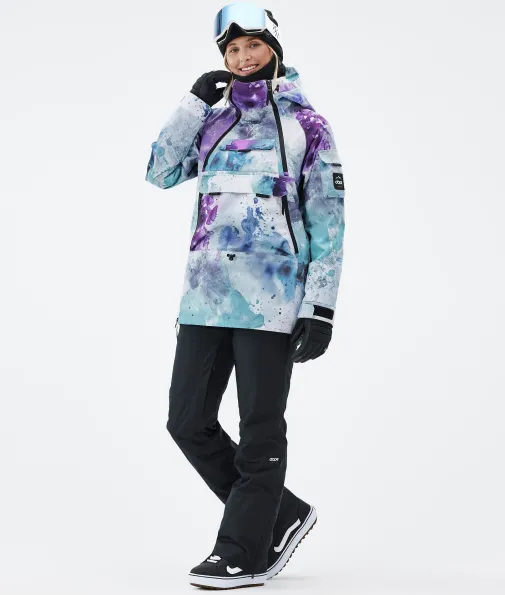 Snowboardjacken<Dope Snow Akin W SprayGreenGrape