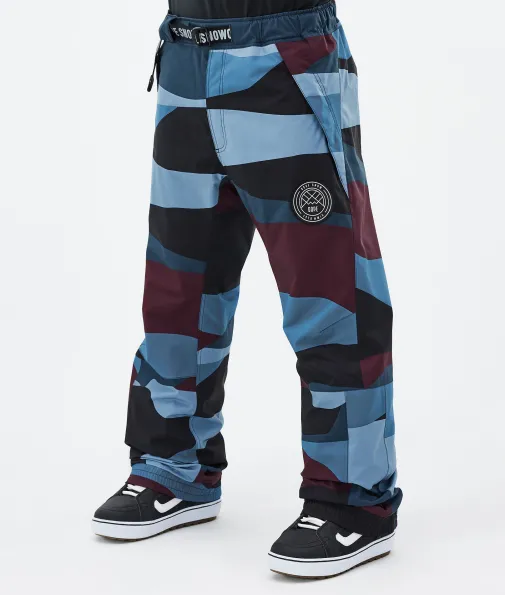 Snowboardhosen<Dope Snow Blizzard ShardsBurgundyBlue