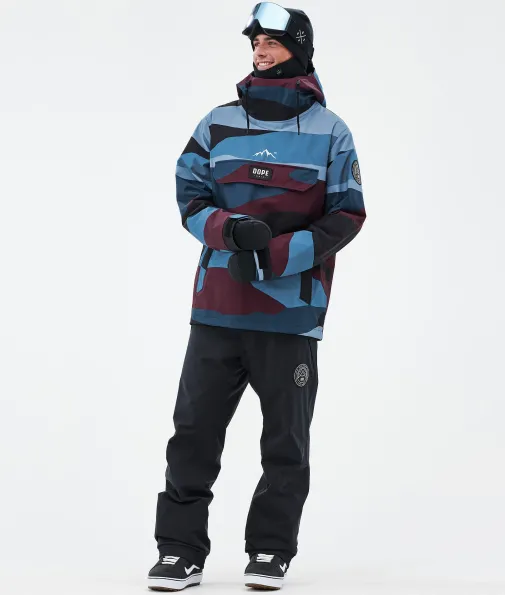 Snowboardjacken<Dope Snow Blizzard ShardsBurgundyBlue