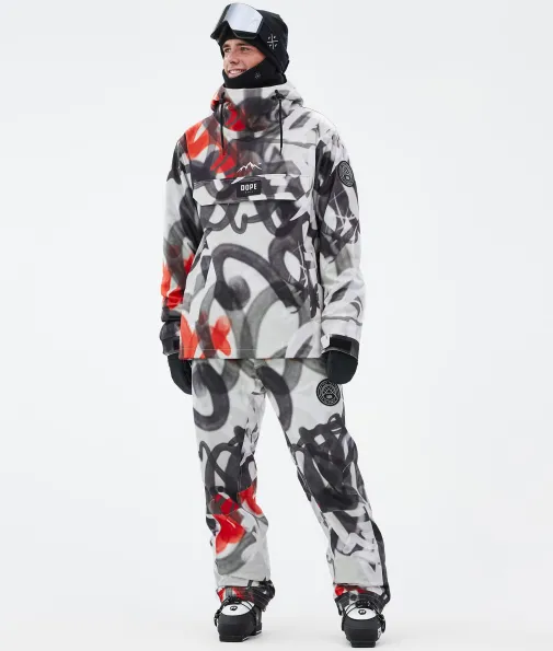 Skihosen<Dope Snow Blizzard SprayBlackRed