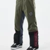 Snowboardhosen<Dope Snow Blizzard Track OIiveGreen/Burgundy/MetalBlue/Black