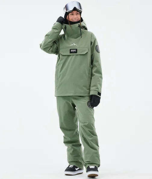 Snowboardhosen<Dope Snow Blizzard W MossGreen