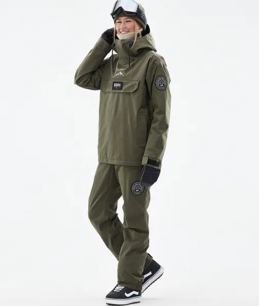 Snowboardhosen<Dope Snow Blizzard W OliveGreen