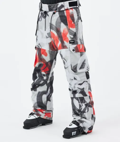 Skihosen<Dope Snow Iconic SprayBlackRed