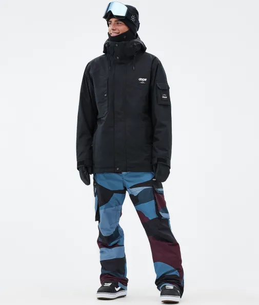Snowboardhosen<Dope Snow Iconic ShardsBurgundyBlue