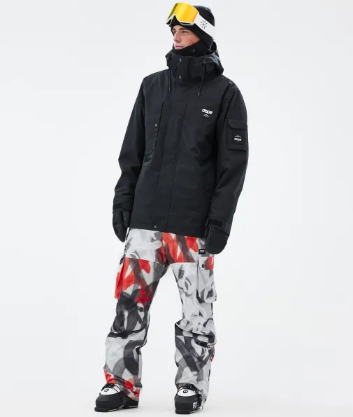 Skihosen<Dope Snow Iconic SprayBlackRed