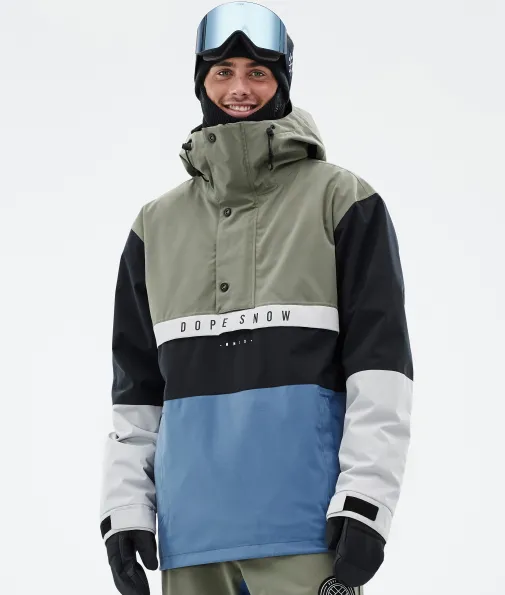 Skijacken<Dope Snow Legacy Track Greenish/LightGrey/Black/BlueSteel