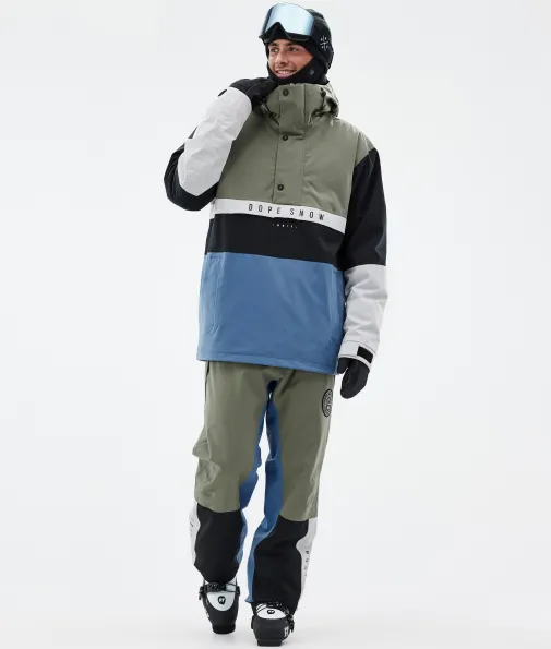 Skijacken<Dope Snow Legacy Track Greenish/LightGrey/Black/BlueSteel