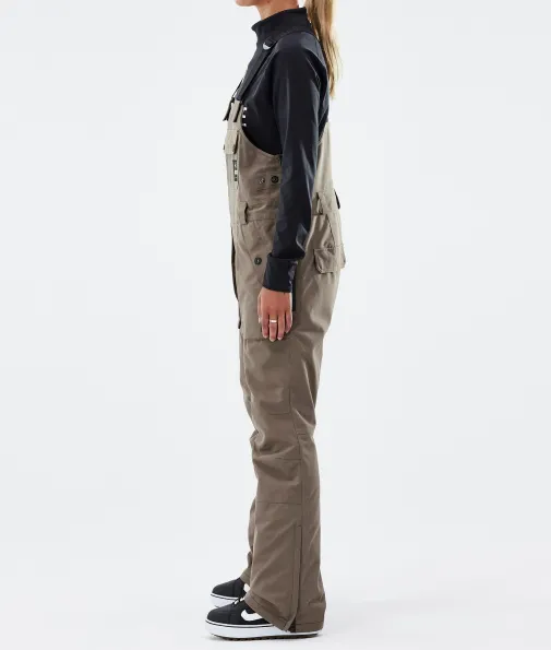 Snowboardhosen<Dope Snow Notorious B.I.B W 2022 Walnut