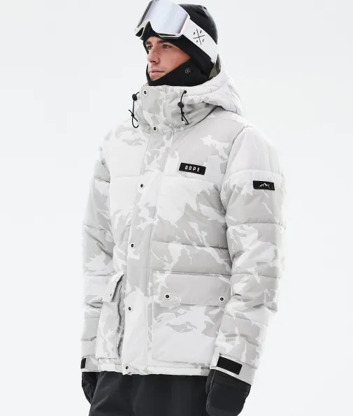 Snowboardjacken<Dope Snow Puffer Full Zip GreyCamo