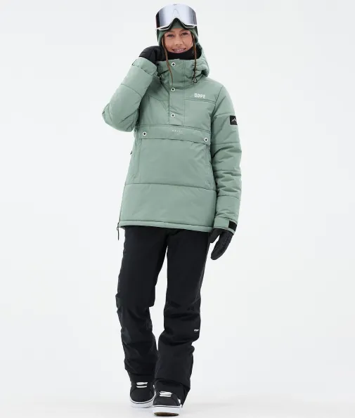 Snowboardjacken<Dope Snow Puffer W FadedGreen