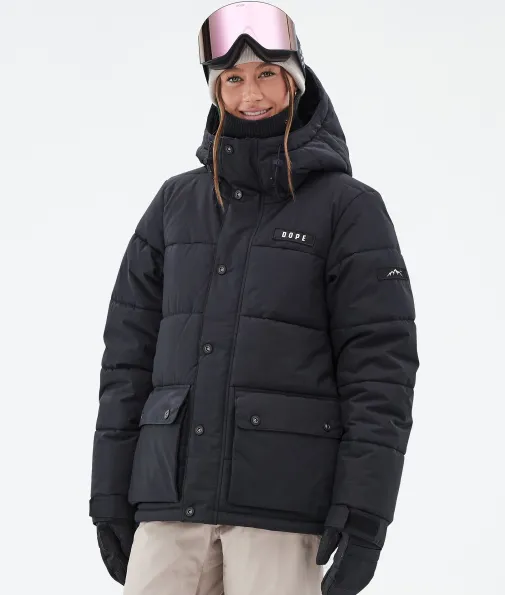 Skijacken<Dope Snow Puffer W Full Zip Black