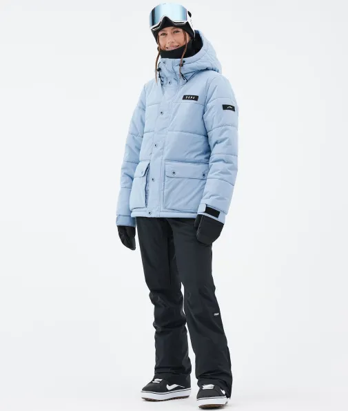Snowboardjacken<Dope Snow Puffer W Full Zip LightBlue
