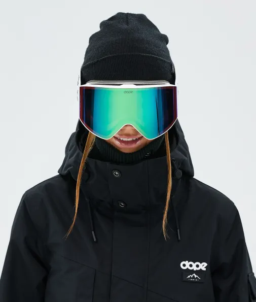 Skibrillen | Skibrillen<Dope Snow Sight White/GreenMirror
