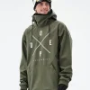 Snowboardjacken<Dope Snow Yeti OliveGreen2X-Up